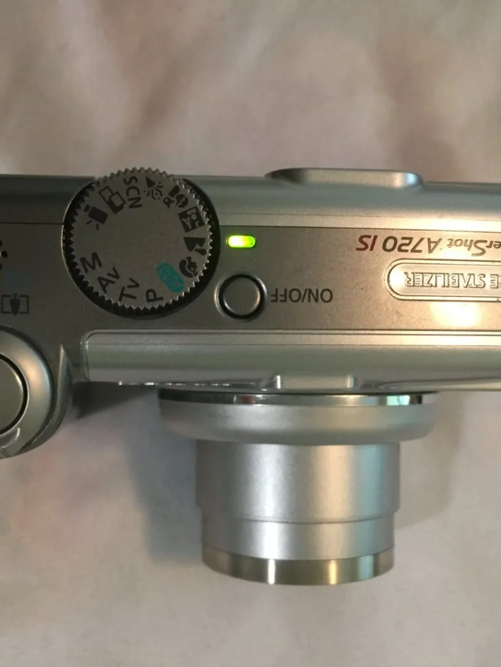 Canon Digital Camera PowerShot A720 IS 8.0MP Silver TESTED/WORKING